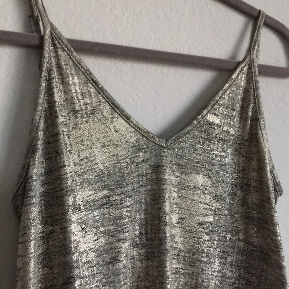 Fun Gold Foil Open Back Top - Picture 2 of 6